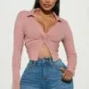Fashion Nova Tifany Twist Front Top - Mauve 2 Fashion Nova Tifany Twist Front Top - Mauve -Fashion Nova Sales 01 10 23Studio2 MS Renee 14 45 08 34 HMT56341 Mauve 12206 ES