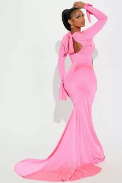 Fashion Nova Tied To You Maxi Dress - Neon Pink -Fashion Nova Sales 01 30 23Studio1 ID MR 13 30 56 1 D8723PD NeonPink 8441 SG