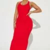 Fashion Nova Anitta Seamless Midi Dress - Red -Fashion Nova Sales 02 07 23Studio4 KF IM 10 08 35 10 50218 Red 9968 EH