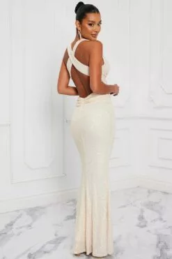 Fashion Nova Secret Admirer Sequin Maxi Dress - Champagne 7 Fashion Nova Secret Admirer Sequin Maxi Dress - Champagne -Fashion Nova Sales 02 09 23Studio7 TH IM 13 47 23 52 LD9135 Champagne 0629 ES