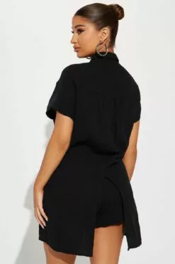 Fashion Nova For The Weekend Short Set - Black 10 Fashion Nova For The Weekend Short Set - Black -Fashion Nova Sales 02 10 23Studio2 KJ AC 10 17 02 7 HF23F547SET Black 0984 EH