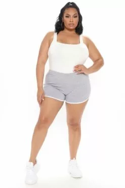 Fashion Nova Play Fun Dolphin Short - Heather Grey 16 Fashion Nova Play Fun Dolphin Short - Heather Grey -Fashion Nova Sales 02 16 21Studio4 MS 13 47 14 39 PX0009 HeatherGrey 52916 PLUS KL