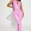 Fashion Nova Baddie Drip Latex Jumpsuit - Pink -Fashion Nova Sales 02 17 23Studio2 RM RL 15 23 28 39 SJ1012N Pink P 0008 DG