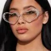 Fashion Nova Your Favorite Valentine Sunglasses - Clear -Fashion Nova Sales 02 17 23Studio7 HY RD 11 57 06 77 RS21395AP Clear R 0026 EH