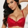 Fashion Nova Ready Or Not Lace Push Up Bra - Red -Fashion Nova Sales 02 20 23Studio3 KS AC 09 20 52 2 B21865B Red 4112 SG