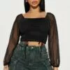 Fashion Nova Amy Mesh Top - Black 1 Fashion Nova Amy Mesh Top - Black -Fashion Nova Sales 02 21 23Studio4 ID IM 12 07 55 27 74171 Black 20041 MR