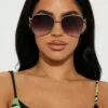 Fashion Nova Desert Daze Sunglasses - Black -Fashion Nova Sales 02 23 23Studio7 HY AC 15 36 51 47 M20134AP Black R 13352 EH