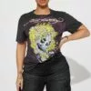 Fashion Nova Ed Hardy Skull Graphic Tee - Charcoal -Fashion Nova Sales 02 27 23Studio3 KS AS 13 36 43 41 EHMD110075L Charcoal 8620 SG