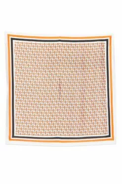 Fashion Nova Just Passing Through Head Scarf - Orange/combo