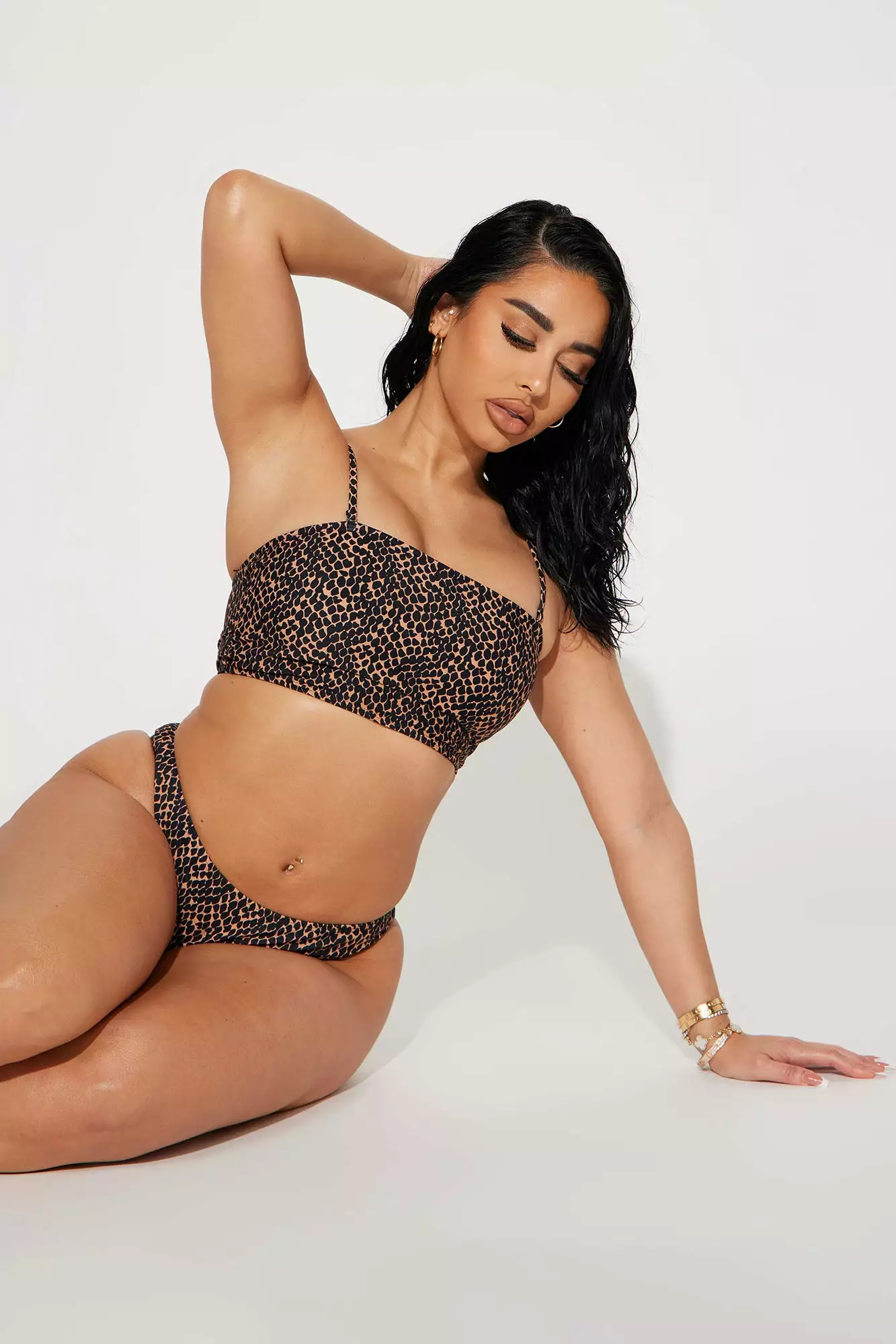 Fashion Nova Burning Hot 2 Piece Bikini - Black/combo 3 Fashion Nova Burning Hot 2 Piece Bikini - Black/combo