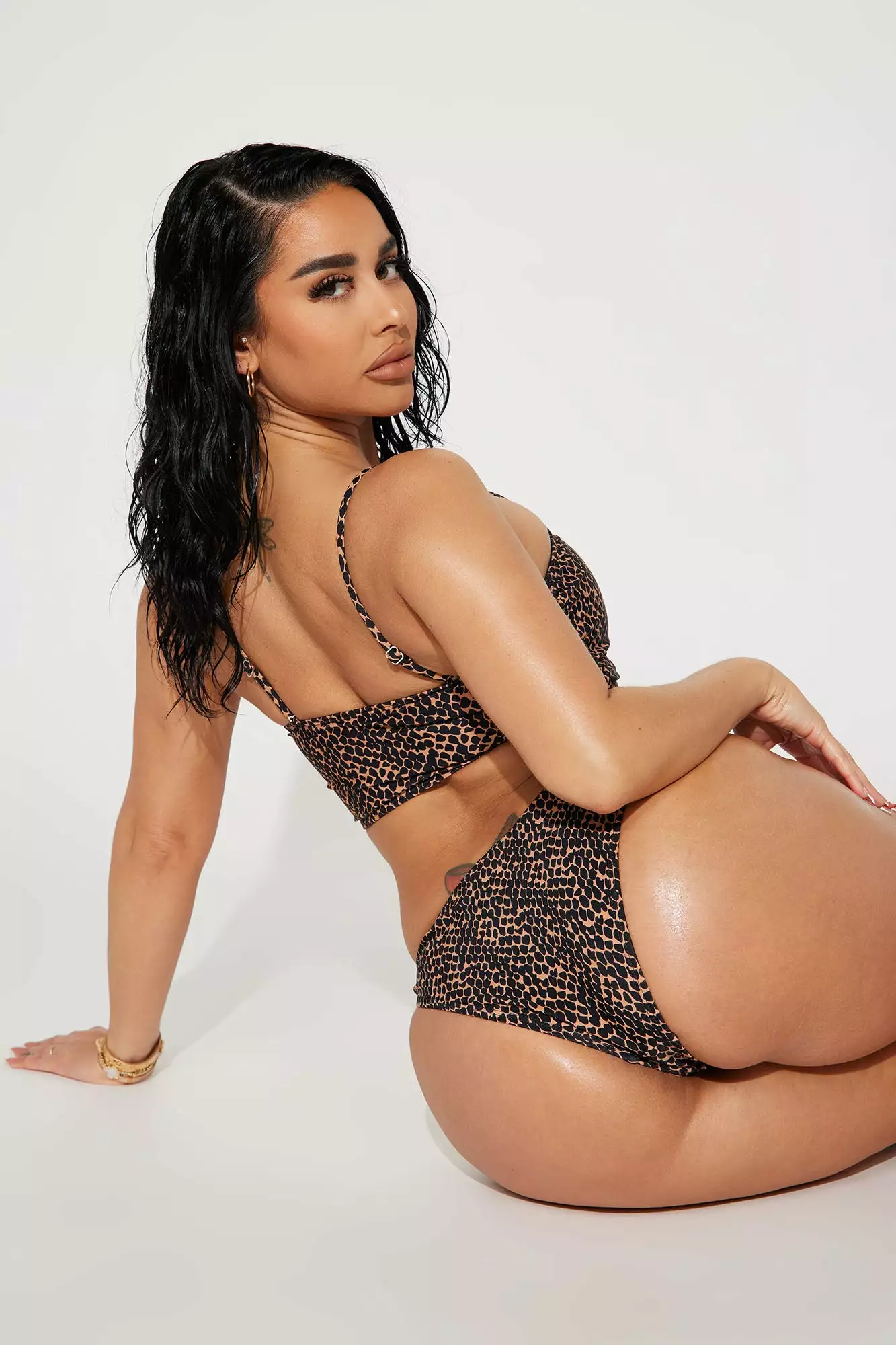 Fashion Nova Burning Hot 2 Piece Bikini - Black/combo 4 Fashion Nova Burning Hot 2 Piece Bikini - Black/combo - Image 2