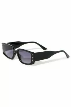 Fashion Nova Rhinestone Vibes Sunglasses - Black -Fashion Nova Sales 03 03 23Studio10 TH 13 57 35 30 82638 Black 2058 SG