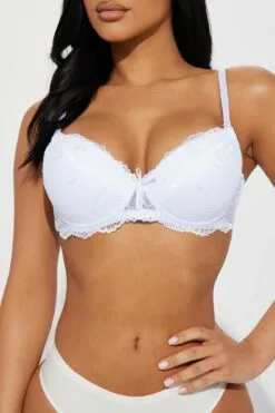 Fashion Nova On The Daily Push Up Bra - White