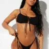 Fashion Nova Summer Songs Ribbed Tie 2 Piece Bikini - Black -Fashion Nova Sales 03 06 23StudioSwim TH IM 14 00 44 39 AM18739 Black P 6878 JB