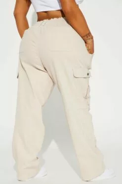Fashion Nova West Coast Cargo Pant - Ivory -Fashion Nova Sales 03 08 23Studio4 RM MR 15 54 27 16 TSF5N3VWBA Khaki 9158 PLUS MP