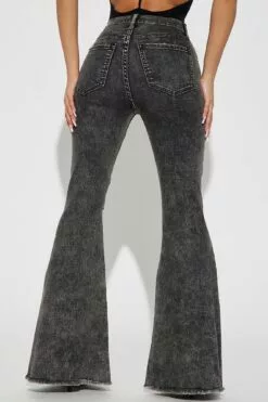 Fashion Nova Hilary Hyper Stretch Flare Jeans - Acid Wash Black 7 Fashion Nova Hilary Hyper Stretch Flare Jeans - Acid Wash Black -Fashion Nova Sales 03 09 23Studio2 KJ RL 11 55 10 26 SPP11358OV AcidWashBlack 7907 PXF