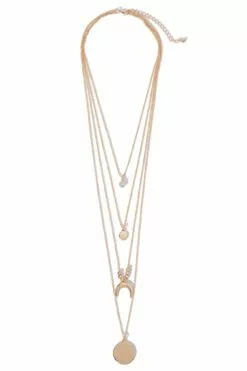 Fashion Nova Your Lucky Charm Necklace And Earring Set - Gold 12 Fashion Nova Your Lucky Charm Necklace And Earring Set - Gold -Fashion Nova Sales 03 14 23Studio10 CXB 08 24 13 4 NB700090GDGD Gold 3528 ES