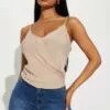 Fashion Nova Effortless And Cute Surplice Top - Taupe -Fashion Nova Sales 03 14 23Studio2 KJ RL 14 02 26 46 74179 Taupe P 6868 MR