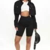 Fashion Nova Raine Super Stretch Pull On Biker Shorts - Black -Fashion Nova Sales 03 15 21Studio1 RT DOM 14 37 27 11 MSN23794 Black 36952 NT
