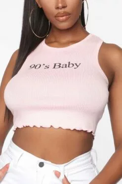 Fashion Nova 90's Baby Tank Top - Pink -Fashion Nova Sales 03 16 20Studio1 CE KYS 14 07 54 32 KT2086 Pink P 4024 JK