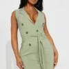 Fashion Nova Feeling The Vibe Blazer Mini Dress - Olive -Fashion Nova Sales 03 16 23Studio1 RM CG 14 11 39 40 HMD13808 Olive P 15036 SG