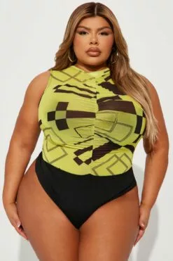 Fashion Nova Show Stoppin' Mesh Bodysuit - Yellow/combo 13 Fashion Nova Show Stoppin' Mesh Bodysuit - Yellow/combo -Fashion Nova Sales 03 16 23Studio6 TA IM 10 51 29 10 JT2076 Yellowcombo 3300 PLUS PXF