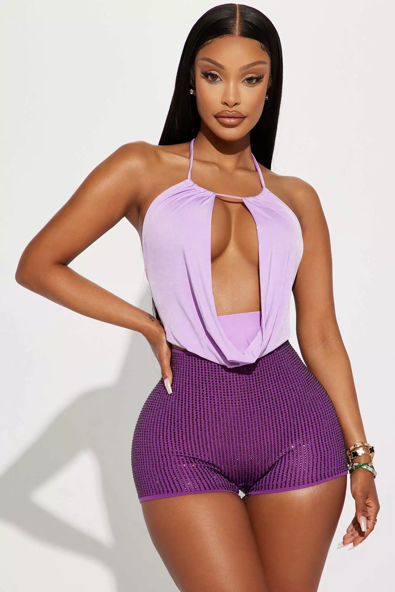Fashion Nova Give Me Beso Halter Top - Lilac 3 Fashion Nova Give Me Beso Halter Top - Lilac