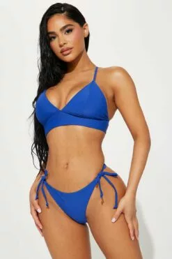 Fashion Nova Champagne In Cabo 2 Piece Bikini - Royal