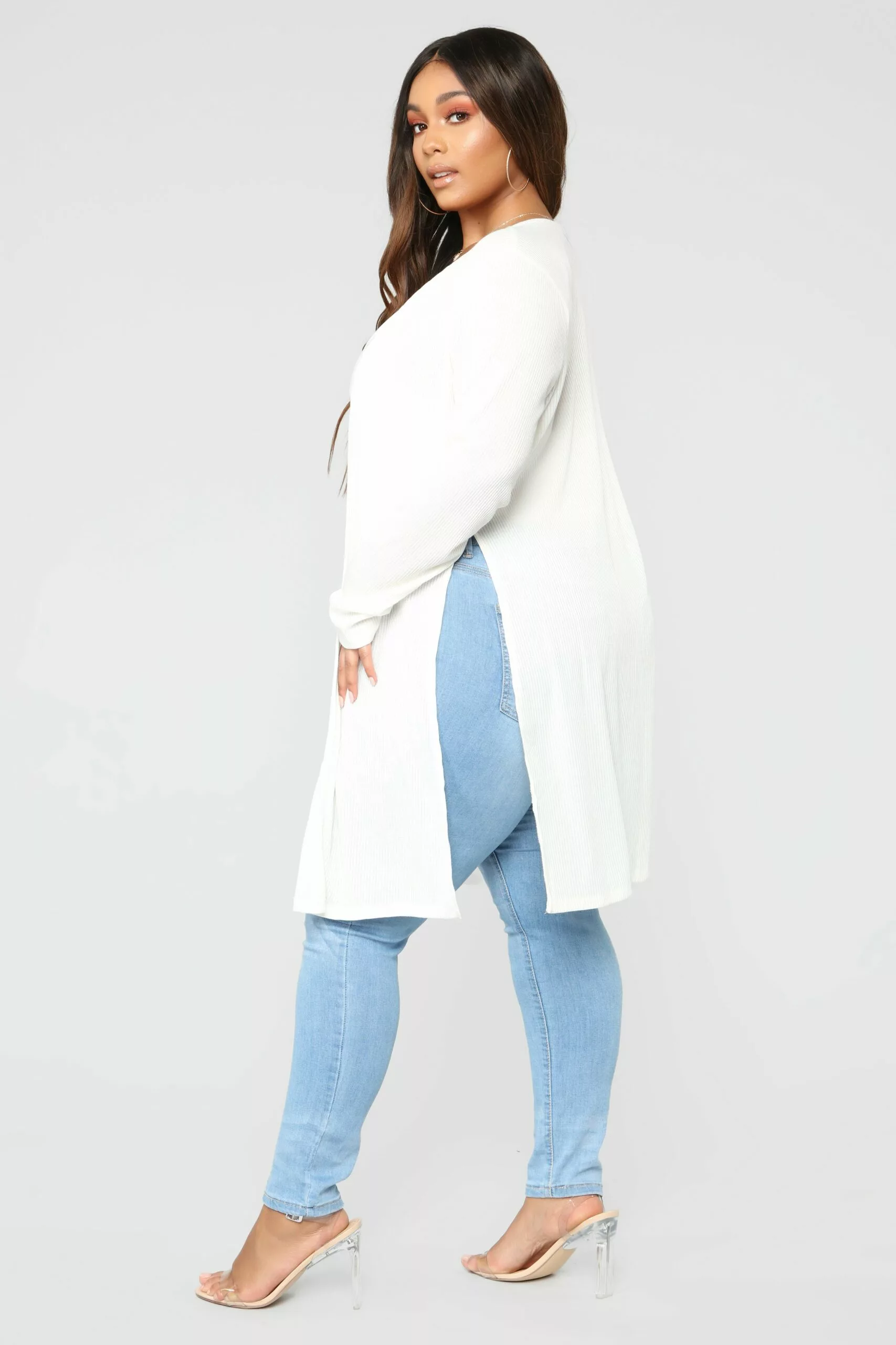 Fashion Nova Nita Ribbed Cardigan - Off White 14 Fashion Nova Nita Ribbed Cardigan - Off White - Image 12