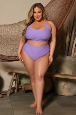 Fashion Nova Maui Mix And Match High Rise Bikini Bottom - Purple -Fashion Nova Sales 04 21 22Studio5 CE KP 10 07 19 18 ZDSW910203 Purple 0313 PLUS KS