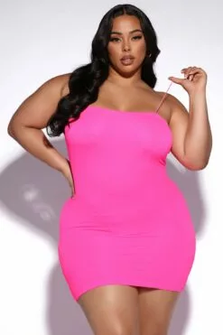 Fashion Nova Shelby Seamless Mini Dress - Pink -Fashion Nova Sales 05 10 22Studio5 SN KP 08 34 40 12 J3G3970C Pink 12204 PLUS SG