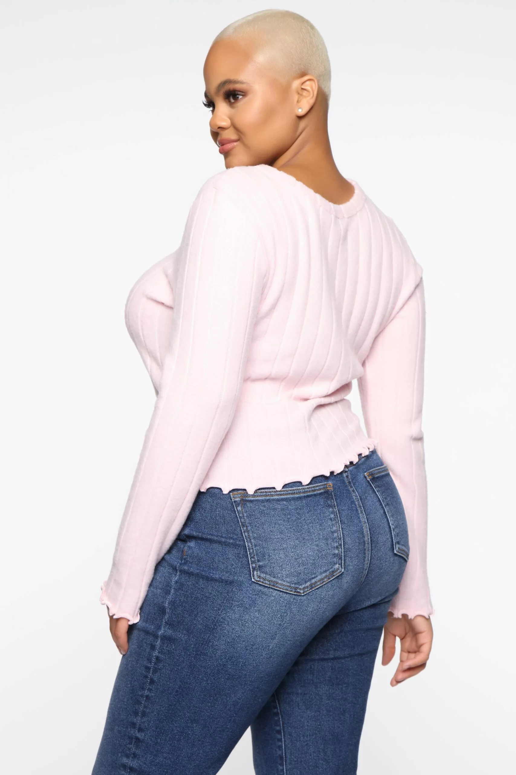 Fashion Nova Maddy Sweater - Blush 10 Fashion Nova Maddy Sweater - Blush - Image 8