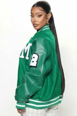 Fashion Nova Class President Varsity Jacket - Kelly Green 20 Fashion Nova Class President Varsity Jacket - Kelly Green -Fashion Nova Sales 07 06 22Studio3 RT RL 12 02 04 31 SK3032 Kellygreen 23968 WG