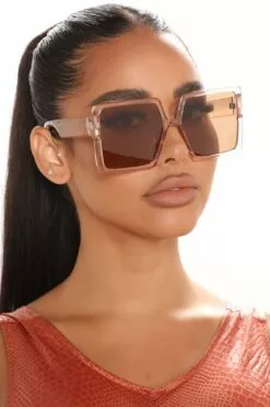Fashion Nova Bring Me Sunshine Sunglasses - Brown -Fashion Nova Sales 07 08 21Studio3 ME TB 11 36 22 24 P87349AP Brown 1164 WG