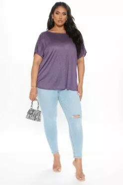Fashion Nova Simple Perfection Twist Back Top - Lilac -Fashion Nova Sales 07 13 20Studio3 PA SA 12 27 45 31 T1566 Lilac 48251 PLUS RA