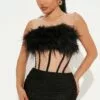 Fashion Nova Let's Party Feather Mini Dress - Black 2 Fashion Nova Let's Party Feather Mini Dress - Black -Fashion Nova Sales 08 05 22Studio2 DM OS 11 16 02 21 DND52172 Black 4423 JB