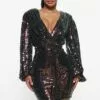 Fashion Nova Yves Sequin Mini Dress - Black -Fashion Nova Sales 08 05 22Studio3 RM DJ 15 18 18 11 1653P1 Black 0164 JB