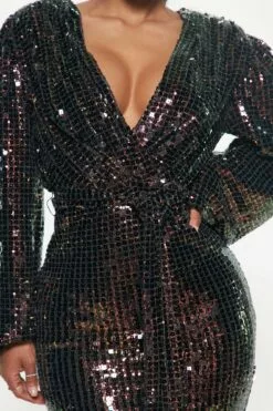 Fashion Nova Yves Sequin Mini Dress - Black -Fashion Nova Sales 08 05 22Studio3 RM DJ 15 18 27 11 1653P1 Black 0166 JB