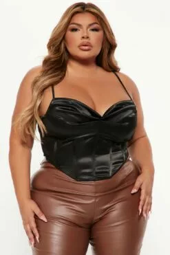Fashion Nova Special Memory Satin Corset Top - Black 11 Fashion Nova Special Memory Satin Corset Top - Black -Fashion Nova Sales 08 16 22Studio6 SN KP 10 28 18 1 7466IE Black P 8624 PLUS SG