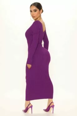 Fashion Nova Kallan Knit Dress - Purple -Fashion Nova Sales 08 31 21Studio2 SN KP 13 23 38 14 21449 Purple 0121 MH