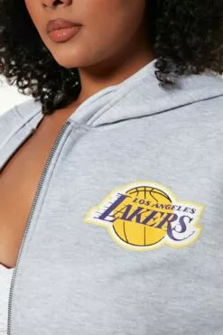Fashion Nova Lakers Cropped Zip Hoodie - Heather Grey 16 Fashion Nova Lakers Cropped Zip Hoodie - Heather Grey -Fashion Nova Sales 08 31 22Studio4 KS KP 14 39 54 47 FFLE036FLLFS HeatherGrey 8950 PLUS ES