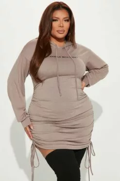 Fashion Nova Handle With Care Sweater Mini Dress - Mocha -Fashion Nova Sales 09 06 22Studio1 RT AS 09 48 13 4 SB8373 Mocha 12023 PLUS EH