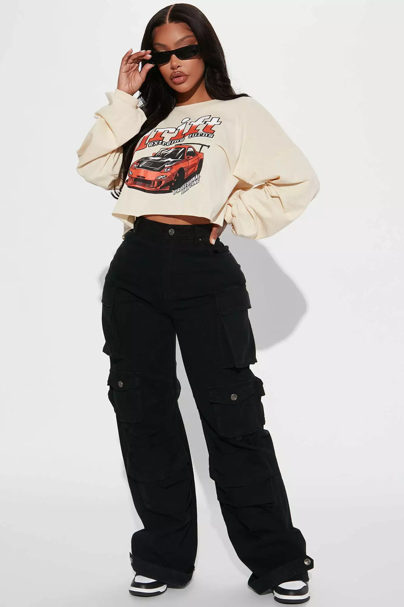 Fashion Nova Drift Life Copped Tee - Cream 5 Fashion Nova Drift Life Copped Tee - Cream - Image 3