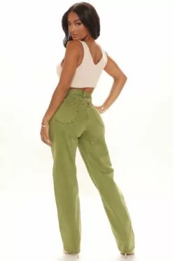 Fashion Nova Crossover Color Straight Leg Jeans - Olive -Fashion Nova Sales 10 01 21Studio1 DM KG 11 41 31 6 ZDJ1047C Olive P 0093 EH