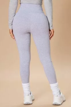 Fashion Nova Running Around High Rise Legging - Heather Grey -Fashion Nova Sales 10 14 22Studio7 ME RL 10 49 32 7 72579XL HeatherGrey 20888 SG