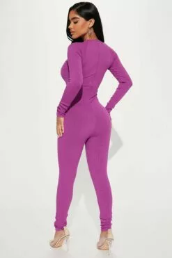 Fashion Nova Jordyn Snatched Jumpsuit - Magenta -Fashion Nova Sales 10 17 22Studio1 KS IM 14 57 13 67 JP2419FN Magenta 2431 KS