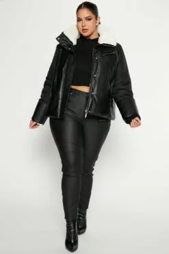 Fashion Nova What A Feeling Puffer Jacket - Black -Fashion Nova Sales 10 21 22Studio4 SN IM 11 11 42 16 5921397FN Black 0523 PLUS JB
