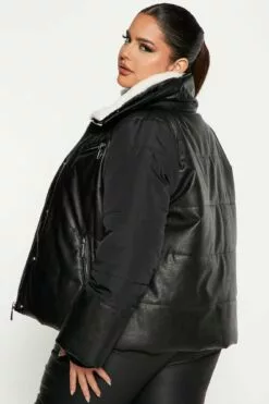 Fashion Nova What A Feeling Puffer Jacket - Black -Fashion Nova Sales 10 21 22Studio4 SN IM 11 12 04 16 5921397FN Black 0527 PLUS JB