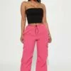 Fashion Nova Bubblegum Parachute Pant - Fuchsia -Fashion Nova Sales 10 25 22Studio2 ME RL 13 24 08 3 JP15376 Fuchsia P 3516 EH