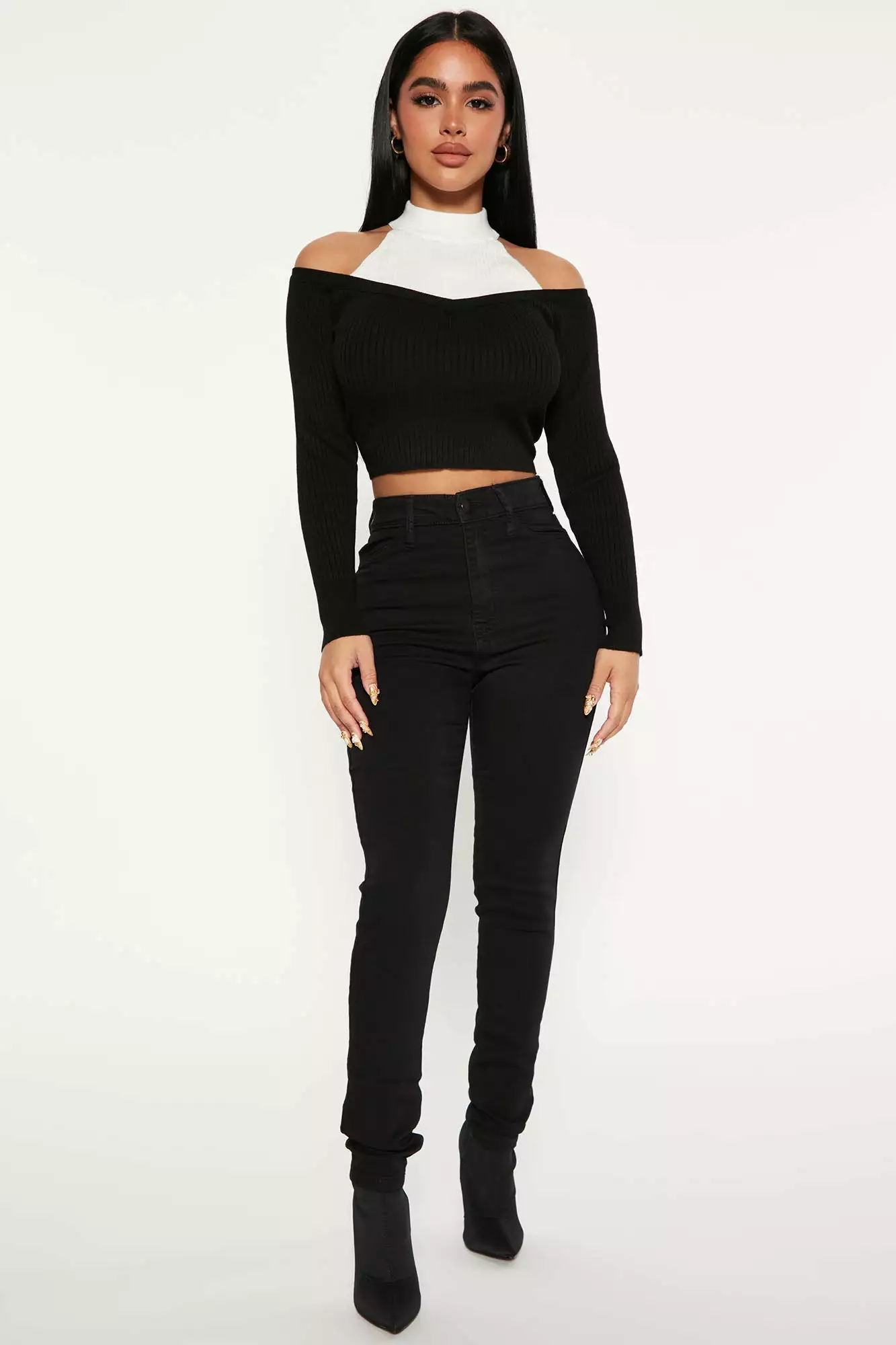 Fashion Nova Petite Classic High Waist Skinny Jeans - Black 3 Fashion Nova Petite Classic High Waist Skinny Jeans - Black